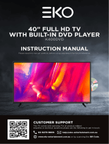 EKO K400DVD 40 Inch Full HD TV User manual