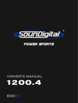 SOUNDIGITAL 1200.4 4-Channel Amplifier Owner's manual