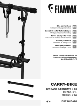 Fiamma 08754-01A Bike Carrier Bars User manual