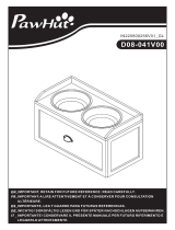 PawHut D08-041V00WT User guide