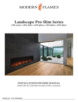 Modern Flames LPS-4414 Landscape Pro Slim Series 44 Inch Built In Linear Electric Fireplace Owner's manual