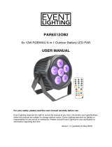 Event Lighting PAR6X12OB2 User manual