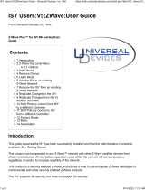Universal Devices ISY-994ZW Installation guide