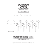 MartinLogan Outdoor Living Foundation 8.1 System User manual