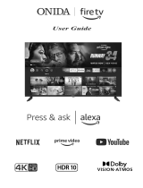 Onida  43UIF-T 4K Ultra HD Smart LED Fire TV Theatre  User manual