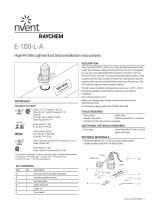 nVent RAYCHEM E-100-L-A High-Profile Lighted End Seal User manual