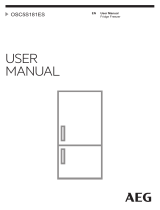 AEG OSC5S181ES Integrated Fridge Freezer User manual