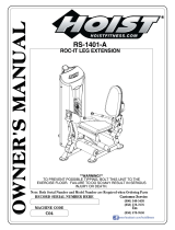 HOIST RS-1401-A Leg Extension Owner's manual