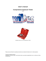 WILDANGER TECHNIK 51726 Compression Pressure Tester User manual