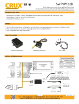 Crux SWRVW-52B Wiring Interface Connect a new car stereo User guide