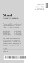 LG SQ-G2ST55 Owner's manual