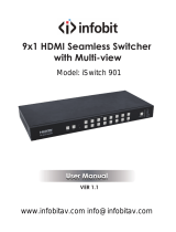 infobitav iSwitch 901 9×1 HDMI Seamless Switcher User manual