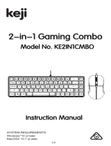 keji KE2IN1CMBO 2-in-1 Gaming Combo User manual