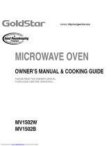 Goldstar MV1502W Owner's manual