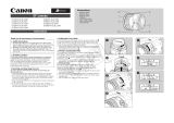 Canon 2519A012 EF 85mm f-1.8 USM Lens Operating instructions