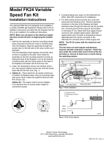HEARTH HOME technologies FK24 Variable Speed Fan Kit User manual