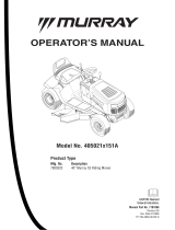 Simplicity 15.5 HP RIDER AND 40" MOWER DECK User manual