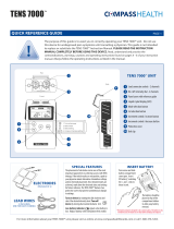 COMPASS HEALTH TENS 7000 Pain Relief System User guide