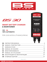 BS BATTERY BS 30 Smart Battery Charger and Maintainer User manual