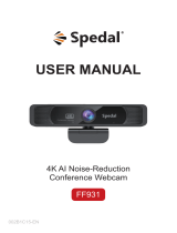Spedal FF931 4K AI Noise Reduction Conference Webcam User manual