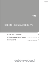 EDENWOOD ED50A04UHD Smart UHD 4K TV User manual