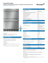 Thermador T24UR925DS Under Counter Double Drawer Refrigerator Owner's manual