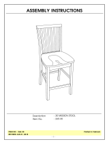 International Concepts 265-30 Operating instructions