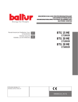 BALTUR BTG 20 ME 50-60Hz  Use and Maintenance Manual