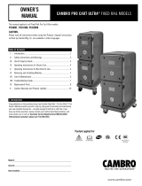 Cambro PCU2000 Pro Cart Ultra Food Holding Cabinet Owner's manual