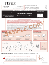 Pfister Winfield LG89-8WFY Specification and Owner Manual