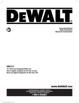 DeWalt DWS713 15 Amp 10 in. Electric Single-Bevel Compound Miter Saw User manual