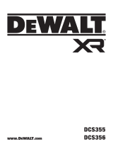 DeWalt DCS355M2 User manual