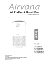 Airvana AV600APH Air Purifier and Humidifier Owner's manual