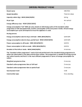 Ariston TVM 63 X (NA) Product information