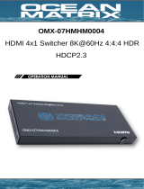 Ocean Matrix OMX-07HMHM0004 HDMI 4×1 Switcher User manual