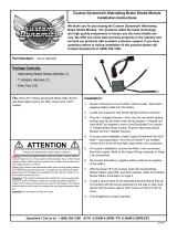 Custom Dynamics CD-ALT-BS-SS6 Alternating Brake Strobe Module User manual