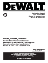 DeWalt DW088K User manual