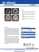 Mircom 200 Series Detector Mounting Base Owner's manual