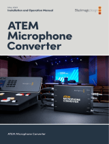 Blackmagic ATEM Microphone Converter  User manual