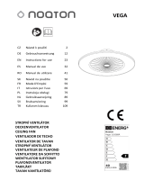 Noaton VEGA Ceiling Fan Operating instructions