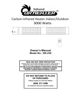 Dr Infrared Heater DR-239 Operating instructions
