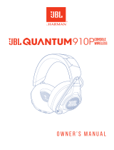 JBL Quantum 910P Console Wireless Gaming Headphone Owner's manual