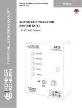 K nner S hnen KS ATS 4/25 Inverter Automatic Transfer Switch (ATS) User manual