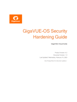 Gigamon GigaVUE-OS Security Hardening User guide