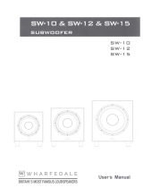 Wharfedale SW-10 10-Inch Powered subwoofer User manual