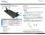 StarTech com 1075885366 Under Desk Keyboard Tray User guide