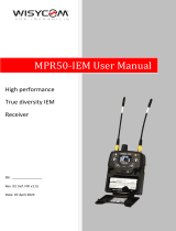 WisyCom MPR50-IEM User manual