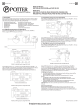 Potter PAD100-IB Addressable Relay Base Owner's manual