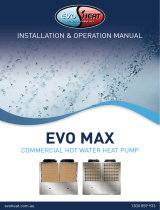 EVO HEAT Evo Max Series Commercial Hot Water Heat Pump User manual