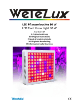 Wetelux 95 14 07 LED Plant Grow Light 80 W User manual